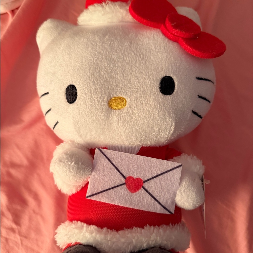 Hello Kitty Red and White Stuffed Animal